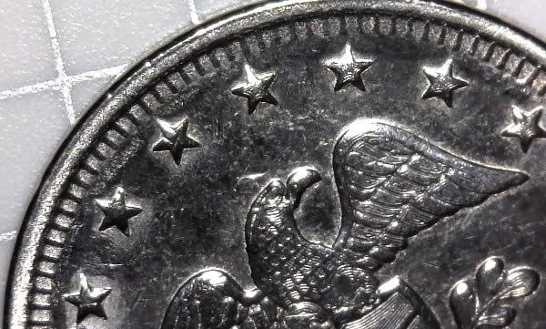 Arcade-Token-With-Severe-Die-Deterioration!-Obverse-Die-Was-Toasted